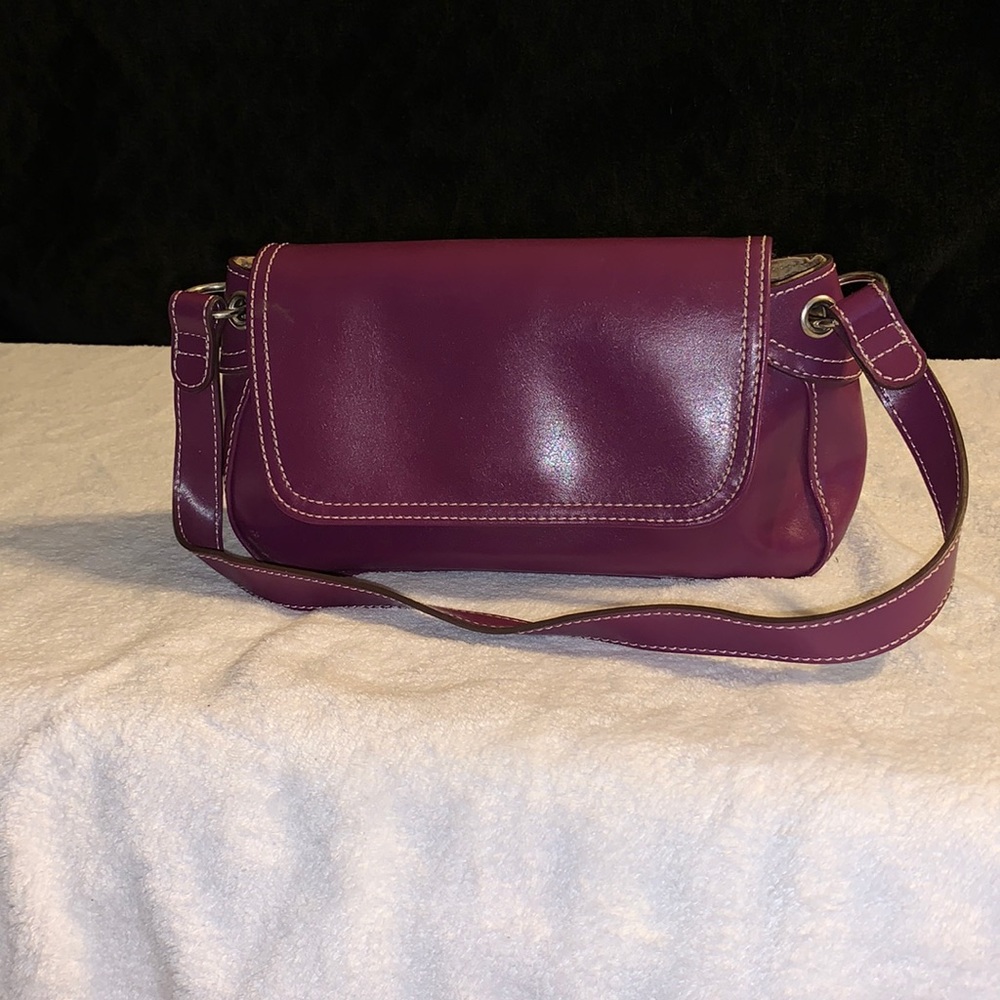 Purple Leather purse